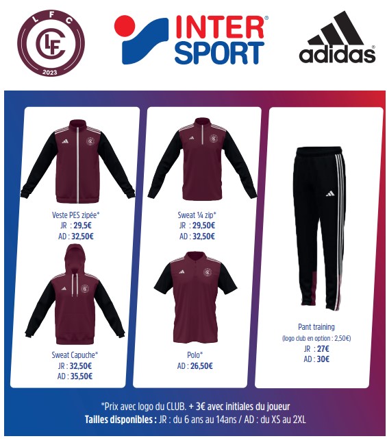 Lien BOUTIQUE CLUB : https://b17.intersport-boutique-club.fr/895-lignon-foot-couzan